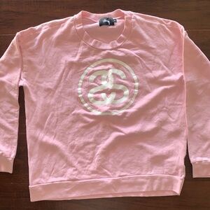 Stussy Womens Crewneck Pullover Sweater Size Medium